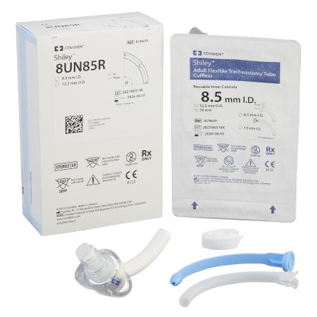 Cardinal Health Shiley Flexible Adult Tracheostomy Tubes with Reusable Inner Cannulas