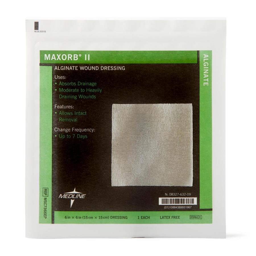 Medline Maxorb II Alginate Dressings , Shallo, With Deep, Moderate ...