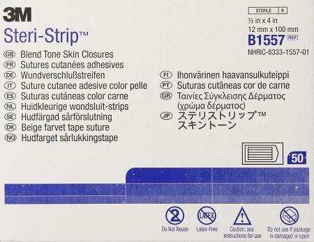 Sutures cutanées adhésives Stéri-strips 3M