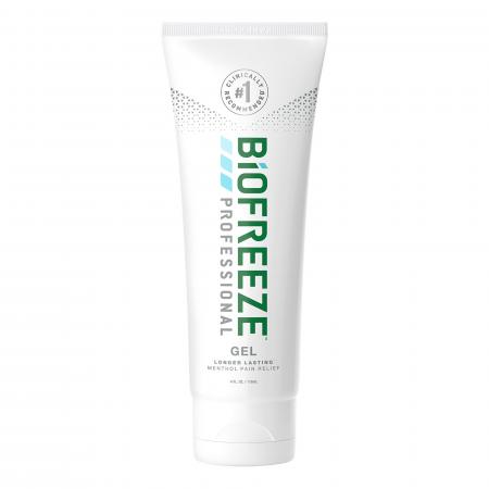 Biofreeze Professional Gel, Menthol, 5% Strength, Topical Gel, 4 ounce Tube, 1 Count, #13410