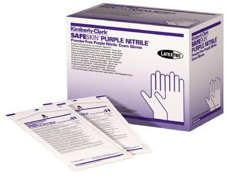 Owens & Minor Purple Nitrile Exam Gloves
