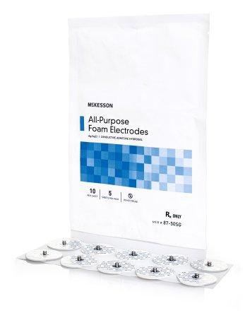McKesson All Purpose Foam ECG Snap Electrodes