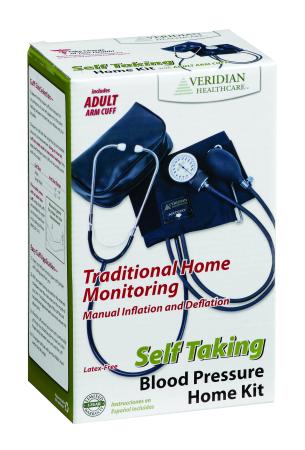 Manual Home Blood Pressure Kit with Attached Stethoscope