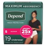 Depend Fresh Protection Underwear for Women