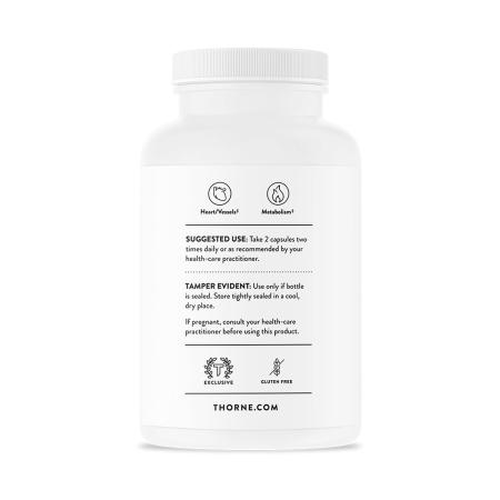 THORNE Metabolic Health Dietary Supplement, 120 Capsules per Bottle, 1 ...