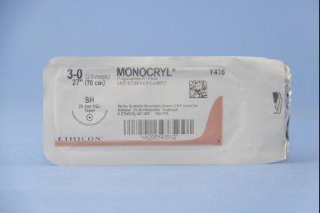 Johnson & Johnson Monocryl Absorbable Sutures with Needle
