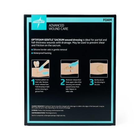 Optifoam Gentle Foam Dressing with Silicone Adhesive Border