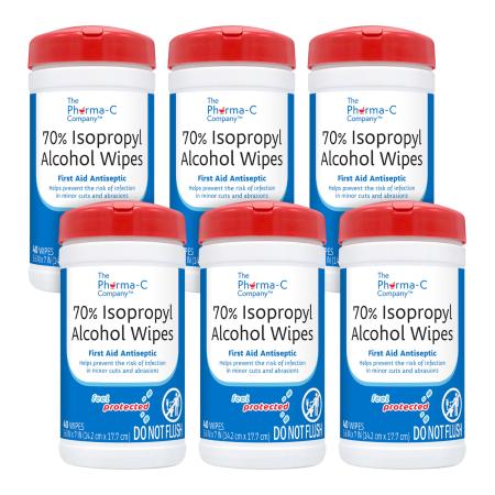 Pharma-C-Wipes Isopropyl Alcohol Wipes