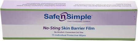 Safe N Simple No Sting Barrier Wipes