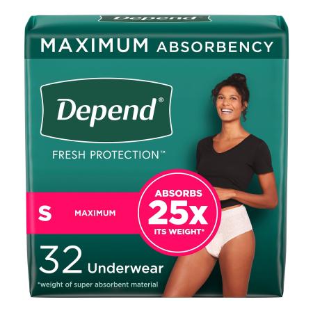 Depend Fresh Protection Underwear for Women