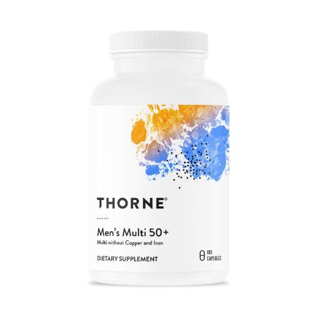 THORNE Men's Multi 50+ Multivitamin Supplement