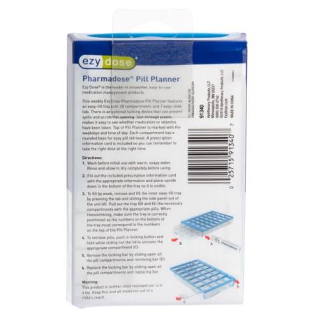 Apothecary Pharmadose Locking Pill Planner Pill Organizer