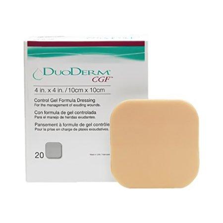 DuoDERM CGF Hydrocolloid Dressing, 4 X 4 Inch, Sterile, #187658