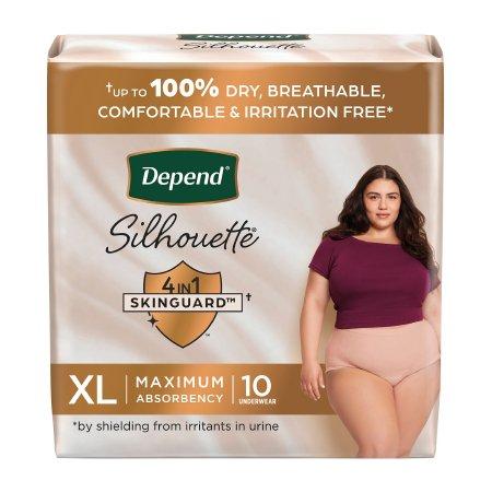 Depend SilhouetteFemale Adult Absorbent Underwear
