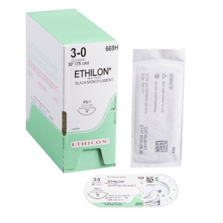 Johnson & Johnson Ethilon Non-Absorbable Sutures with Needle
