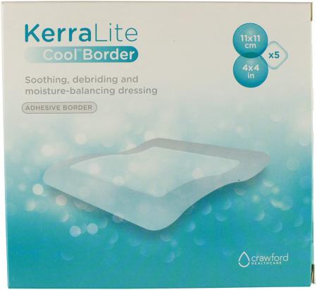 3M Acelity KerraLite Cool Border Hydrogel Sheet Cover Dressing Combination