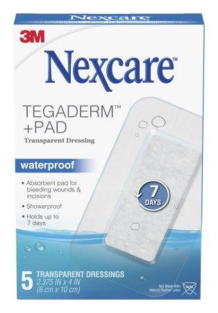 3M Nexcare Tegaderm+ Pad Transparent Film Dressings with Pad