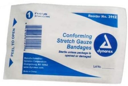 Dynarex Conforming Stretch Gauze Bandages