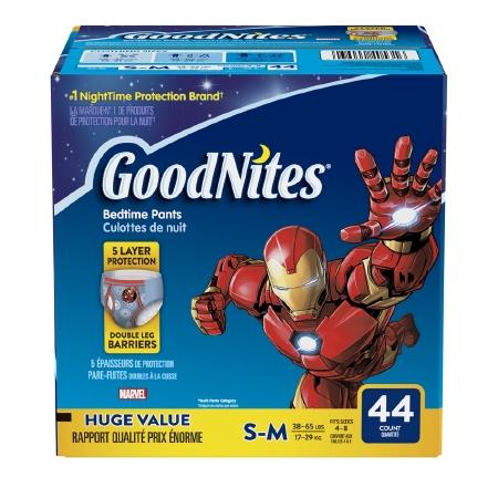 Boys' Nighttime Bedwetting Underwear, Small-medium, 44 units