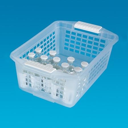 Health Care Logistics Flip and Stack Storage Basket