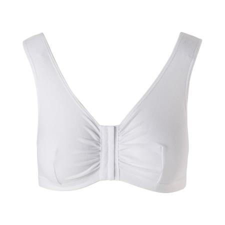 McKesson Surgi-Bra II, Cotton/Spandex, Fits B/C/D Cups, 38 Inch Chest, Hook  and Loop Straps/Hook and Eye Front Closure, Latex-free, #83-908W-38