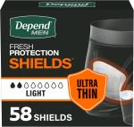 Depend for Men Shields