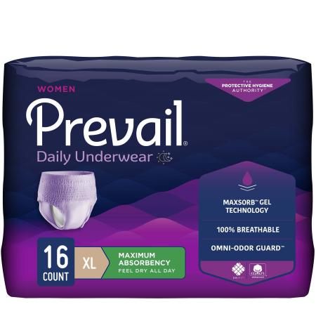 Always Discreet Underwear, Small/Medium, Adult, Female, Disposable, 28 to  40 Inch Waist/Hip, Heavy Absorbency, 19 Count, #03700088736