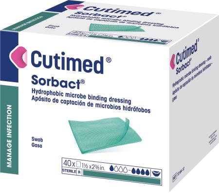 Essity Jobst Cutimed Sorbact Antimicrobial Mesh Dressings