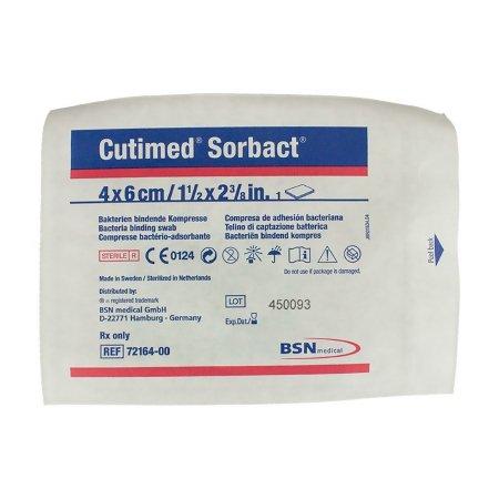 Cutimed Sorbact Impregnated Dressing, 4 x 6 Centimeter Cutimed Sorbact Impregnated Dressing, 4 x 6 Centimeter