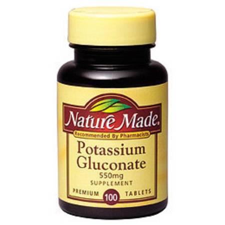 Nature Made Potassium Gluconate Supplement
