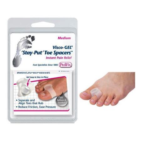 Pedifix Visco-Gel Stay-Put Toe Spacers