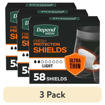 Depend for Men Shields