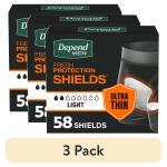 Depend for Men Shields