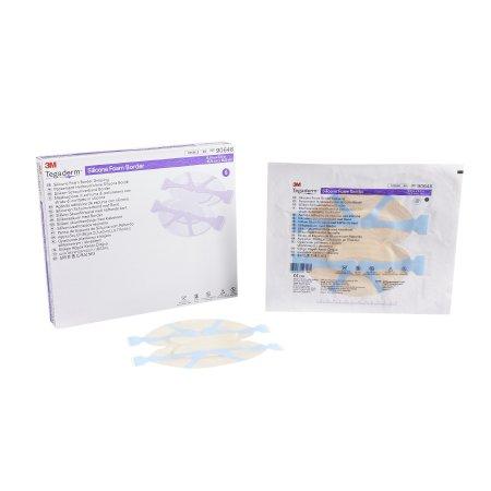 3M Tegaderm Silicone Foam Dressing, Heel / Contour, Foam, Tan, Sterile ...