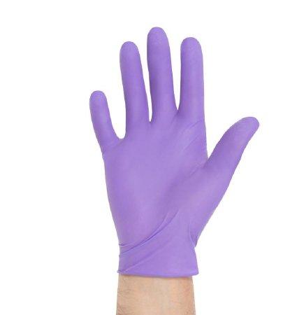 Owens & Minor Purple Nitrile Exam Gloves