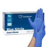 CareStock Blue Nitrile Exam Gloves