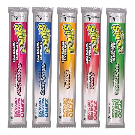 Sqwincher Sqweeze Zero Electrolyte Replenishment Freezer Pop