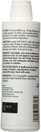UNI-SOLVE Adhesive Remover, Non-sensitizing, Non-irritating, Liquid, 8  ounce Bottle, #59402500
