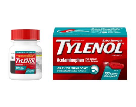 Tylenol Extra Strength Easy To Swallow Caplets