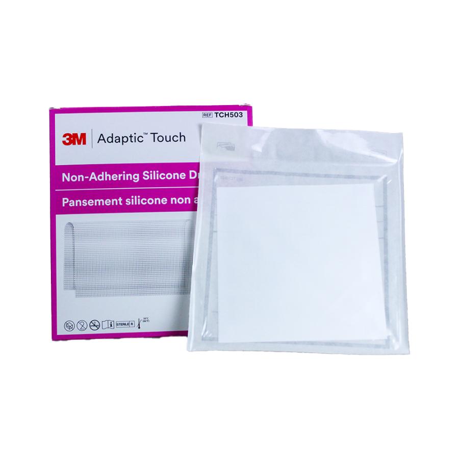 3M Adaptic Touch Non-Adhering Silicone Dressings, 5 X 6 Inches, 10 ...