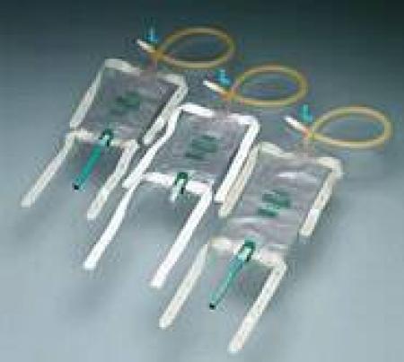 BD Bard Dispoz-a-Bag Urinary Leg Bags, Fabric Straps, Without