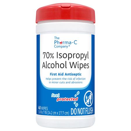 Pharma-C-Wipes Isopropyl Alcohol Wipes