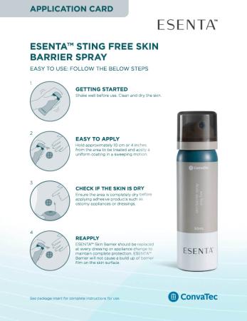 Esenta Sting Free Skin Barrier Pump Spray, 28 ml