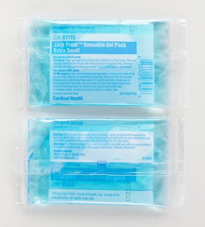 Cardinal Health Reusable Hot/Cold Gel Packs, X-Small, 2-1/2 x 5 In.,  Vinyl/Gel, General Purpose, Reusable, Without Securing Method, 150 Count,  #61115