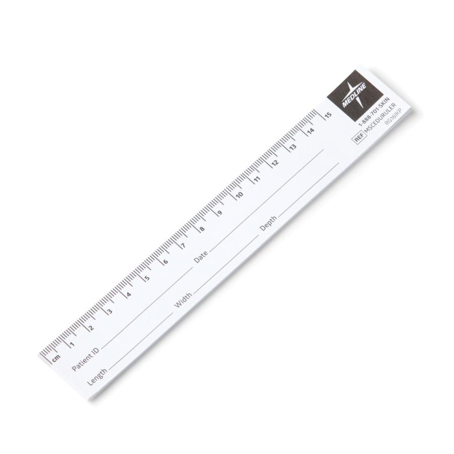 Medline Paper Wound Ruler, Ruler, Educare Wound, (Paper), 250 Count, # ...