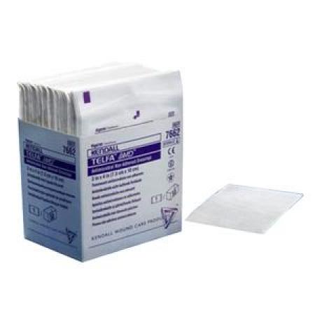 Telfa AMD Antimicrobial Non-Adherent Pad, 3 Inches x 4 Inches, Rectangle, White, Sterile, 1 Count, #7662-