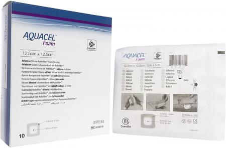 Aquacel Gelling Adhesive Foam Dressing 5 x 5 - 10/Box