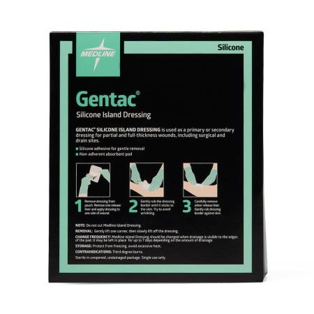 Medline Gentac Silicone Island Dressings