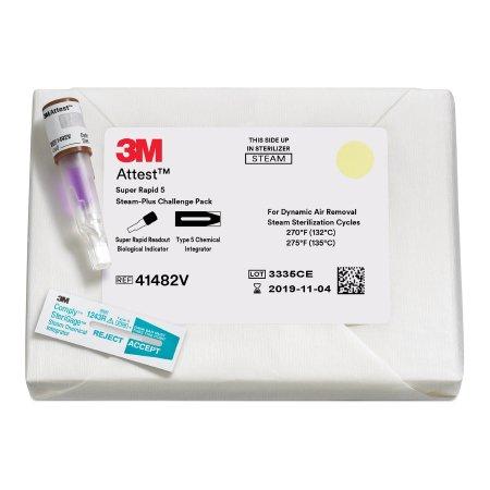 3M Attest Super Rapid 5 Steam-Plus Sterilization Indicator Challenge Pack