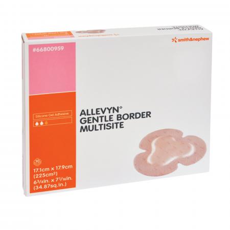 Smith & Nephew Allevyn Gentle Border Silicone Gel Adhesive with Foam Dressing